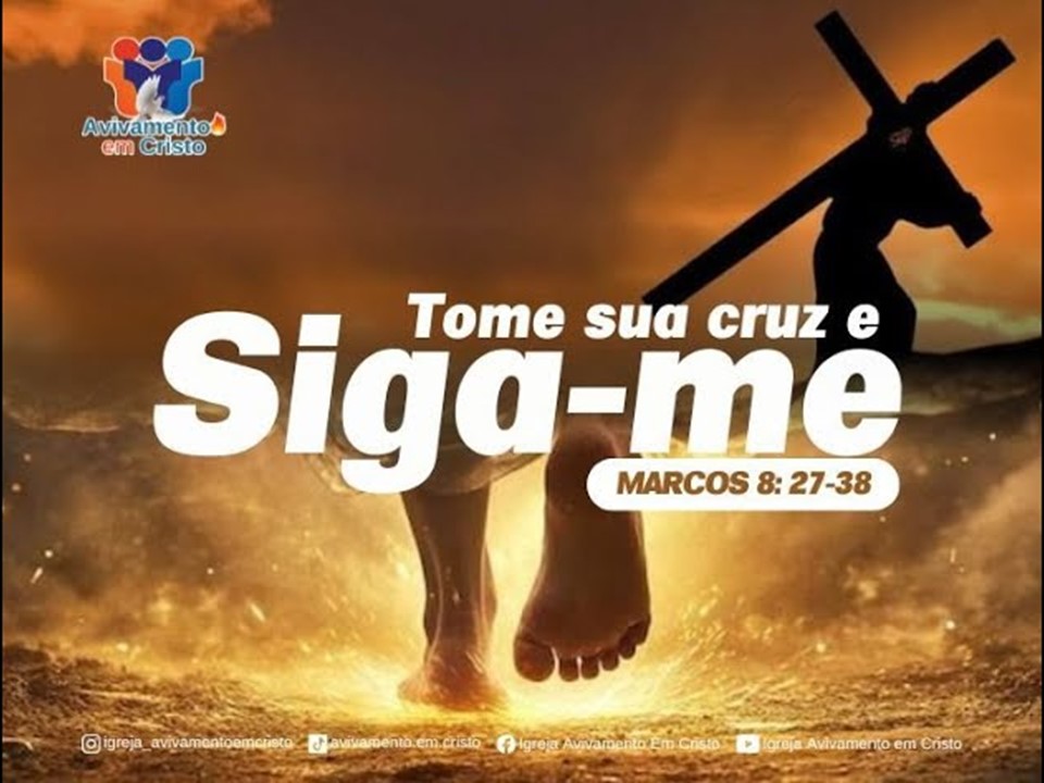 tome sua cruz e siga mee